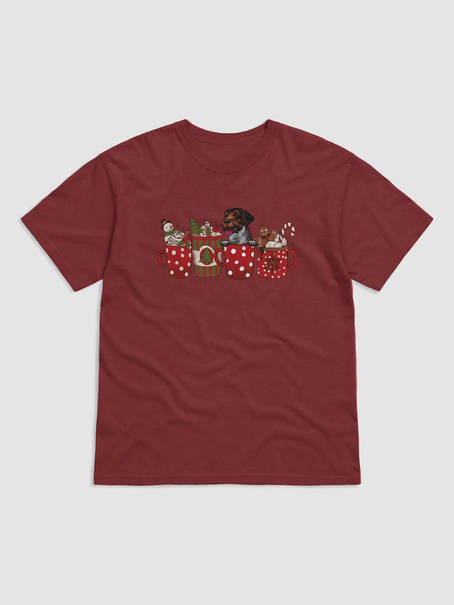 Cute Spinone Italiano in a Christmas Cup T-Shirt | Funny Christmas Pup in a Cup product image (4)