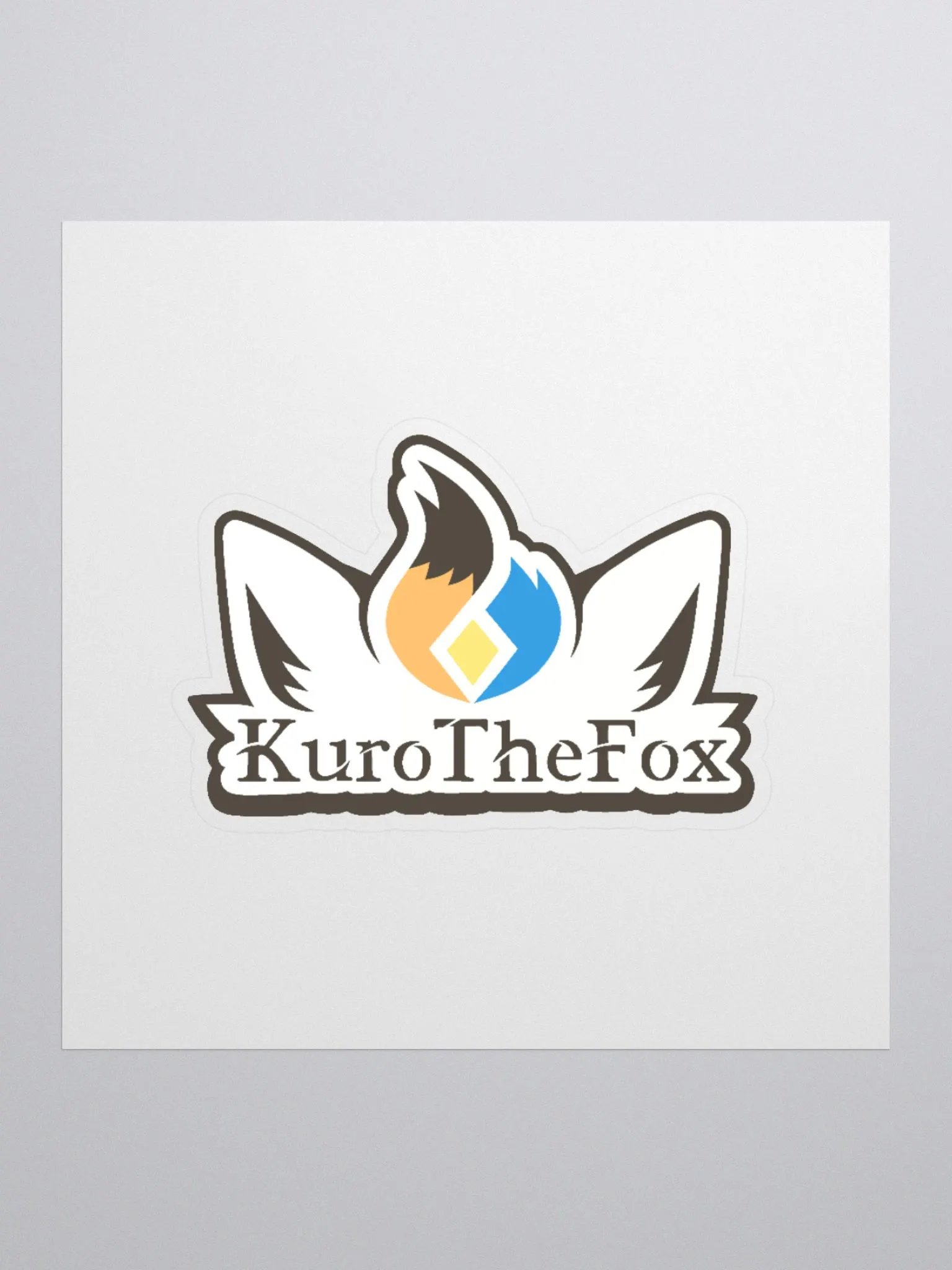 KuroTheFox Logo Sticker product image (1)