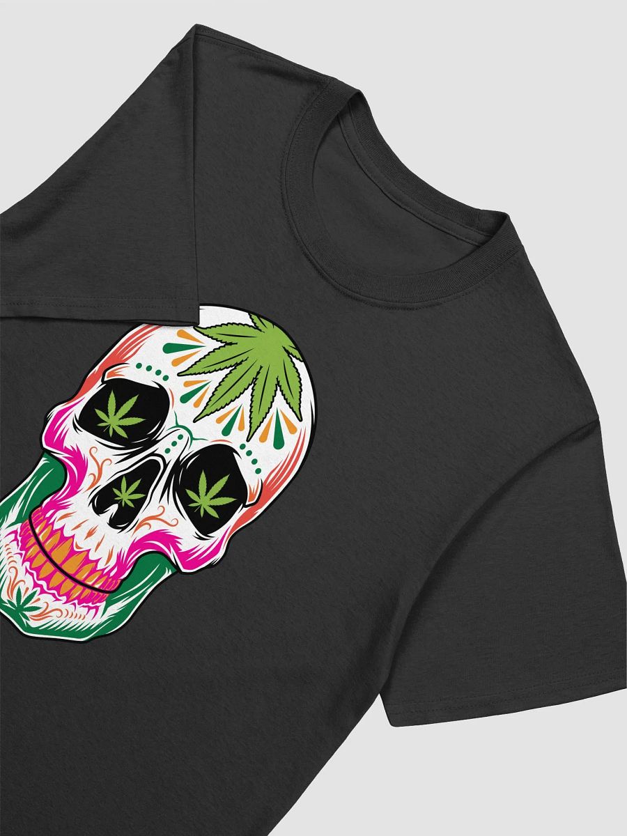VibrantCannabis Sugar Skull Unisex T-Shirt product image (14)