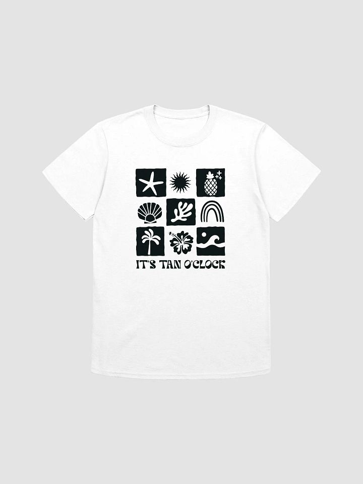 Tan O'Clock Summer Icons T-Shirt product image (1)