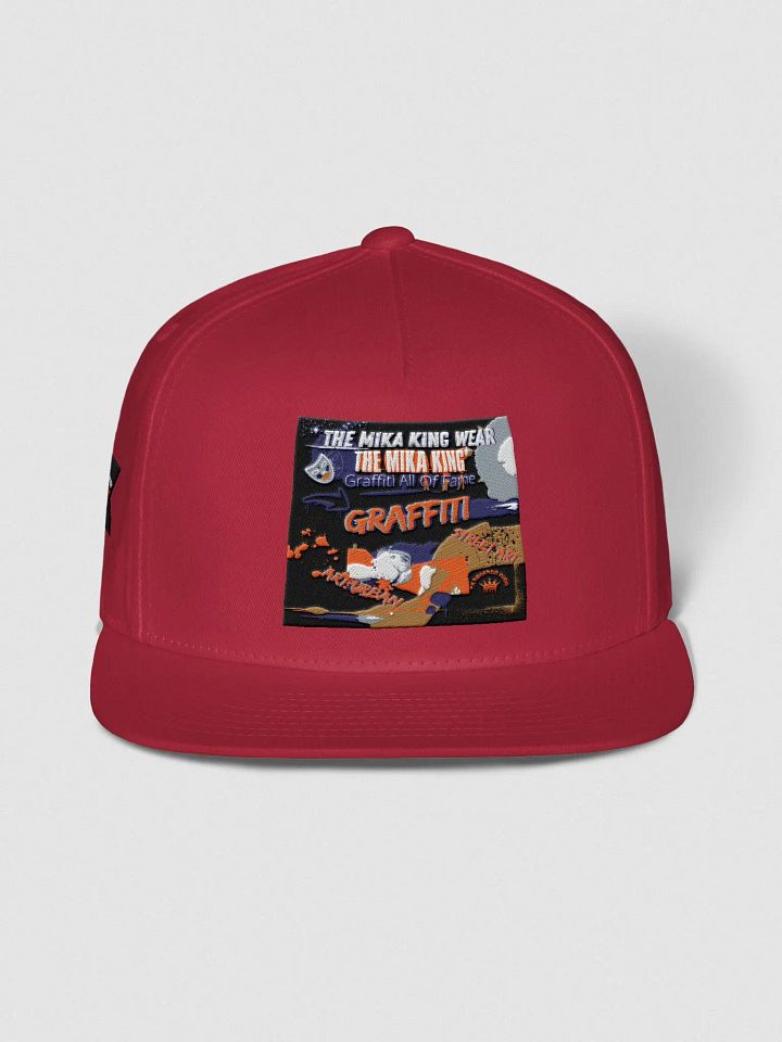 Gorra con cierre a presion de mezcla de lana,Diseño The Mika King Wear Graffiti. product image (1)
