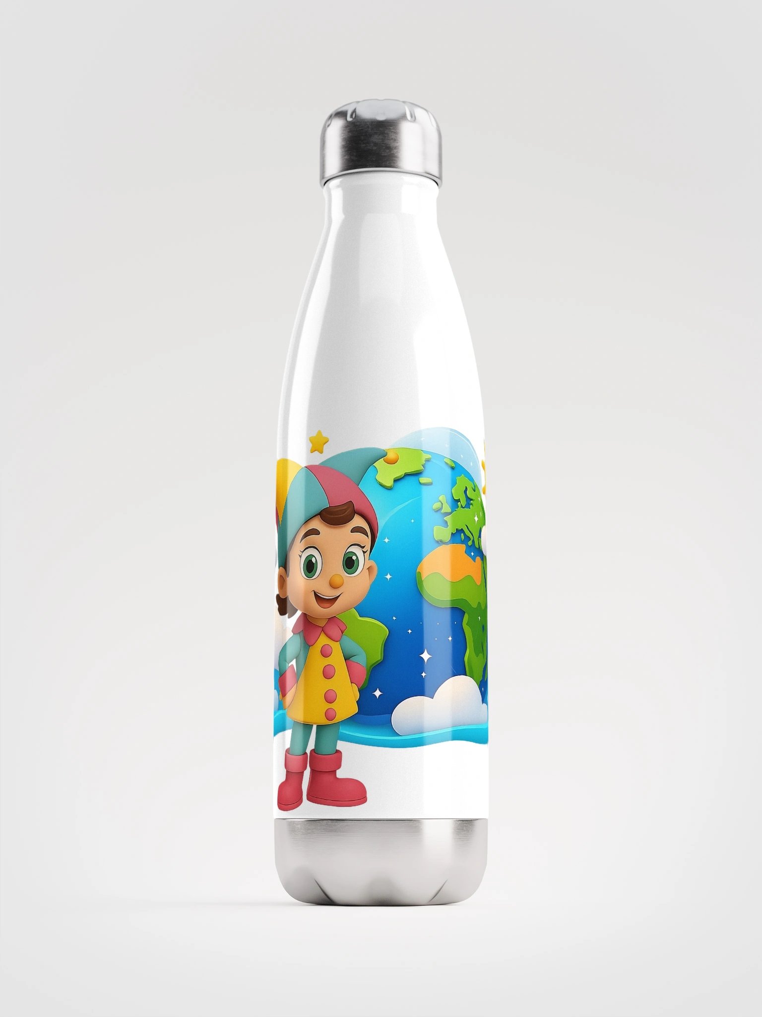 JessyJesty Earth Stainless Steel Water Bottle product image (1)
