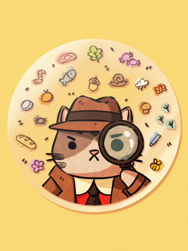 clues sticker (clear) product image (1)