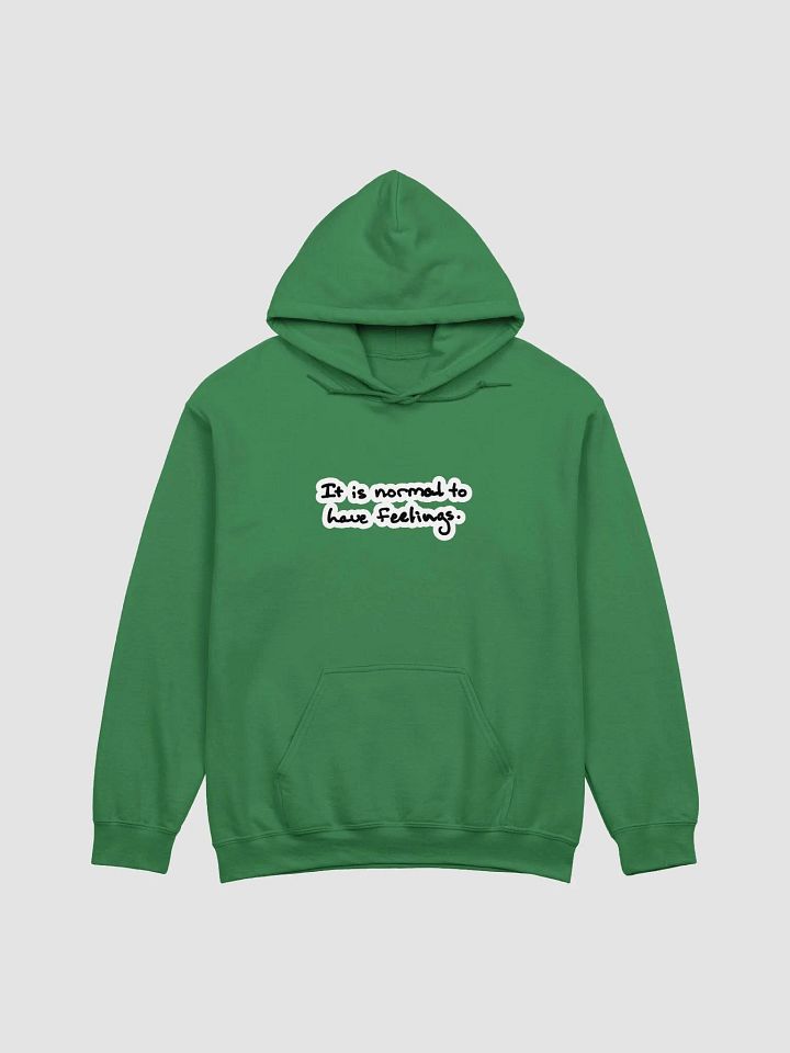 It is normal to have feelings. (bubble design) classic hoodie product image (38)