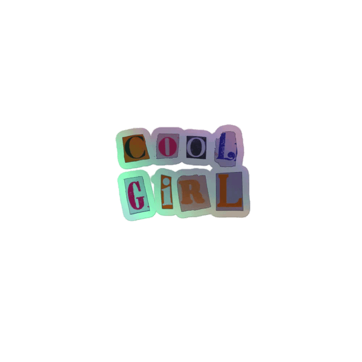 cool girl sticker product image (1)