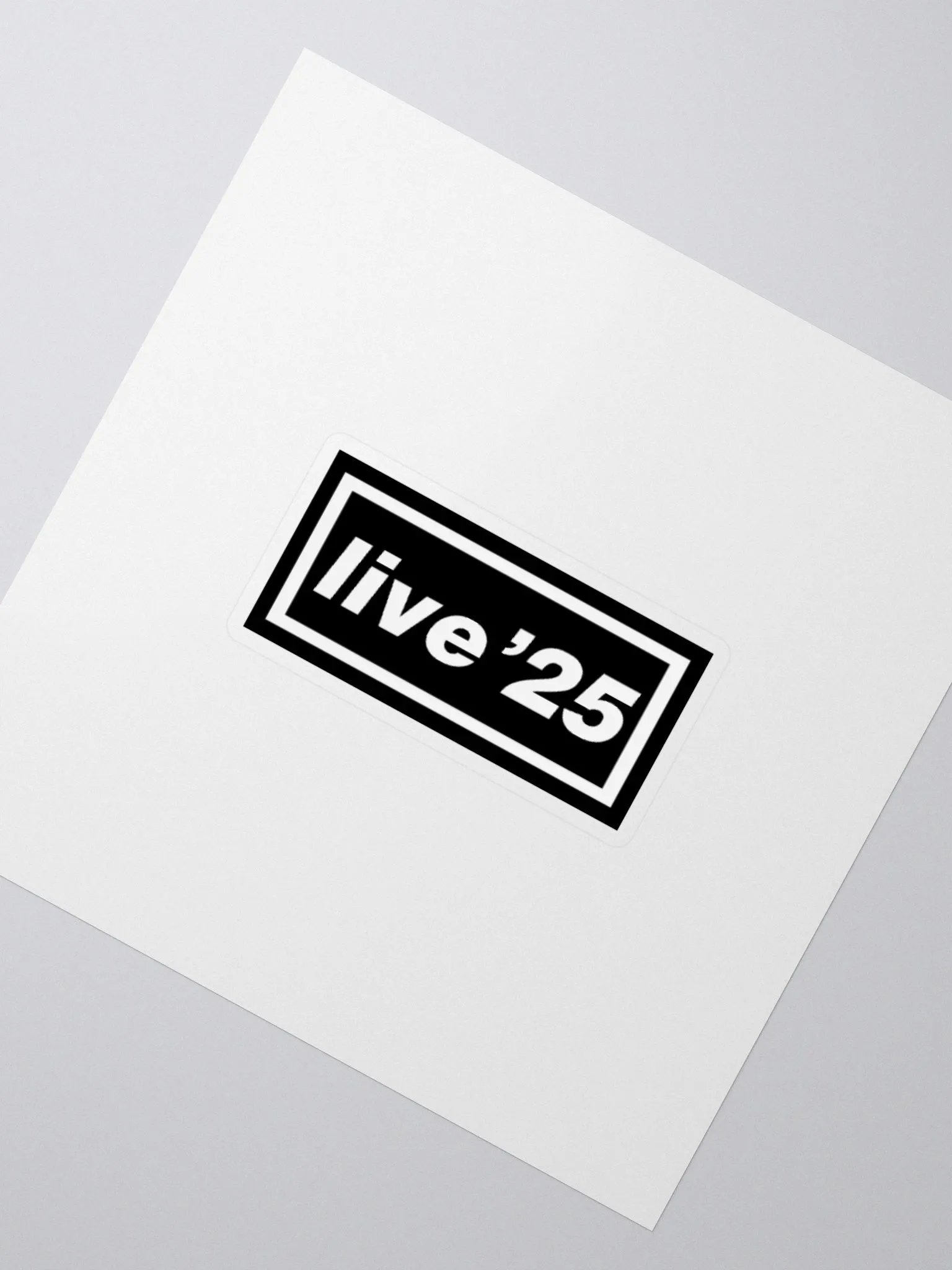 Live '25 Sticker product image (2)