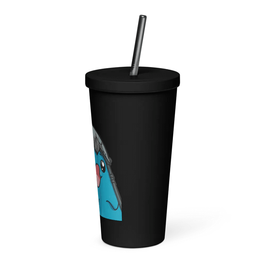 Battle Chicken Pog Tumbler with Straw product image (3)