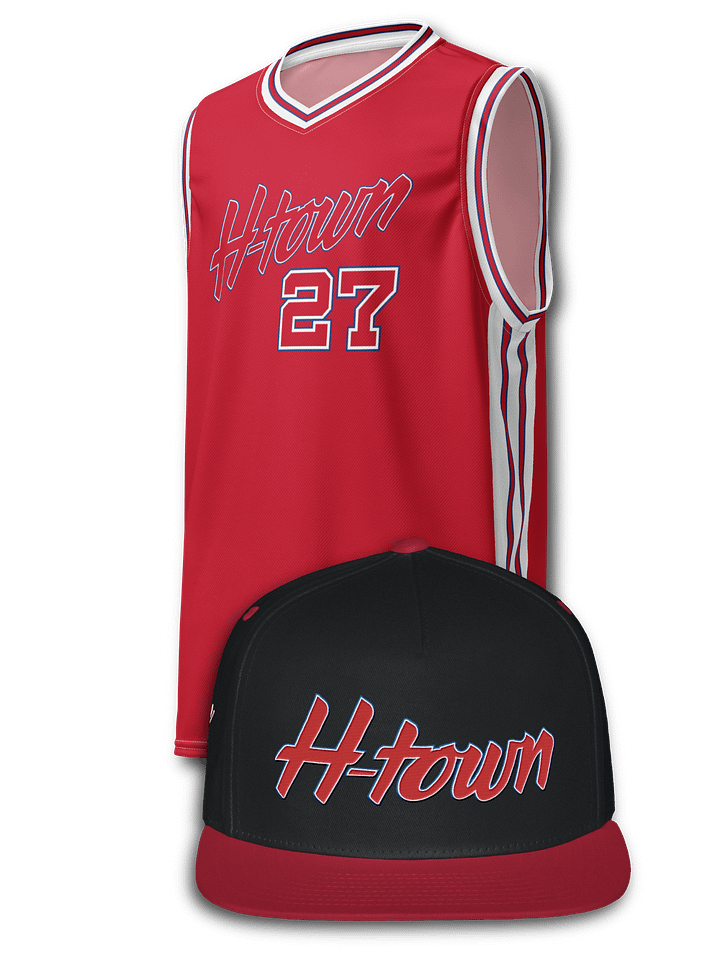 H-Town Coogs Jersey+Cap Bundle product image (1)