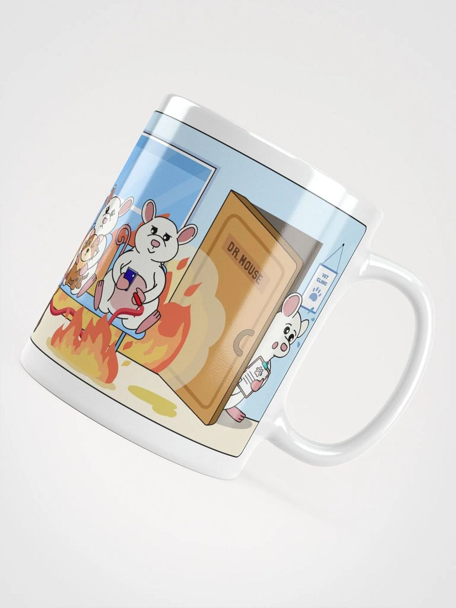 "Burning vet clinic" Ceramic mug product image (6)