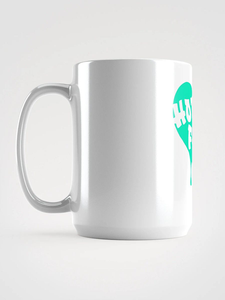 HOT BOX FAM TRANSPARENT SEAFOAM GREEN LOGO COFFEE MUG product image (6)