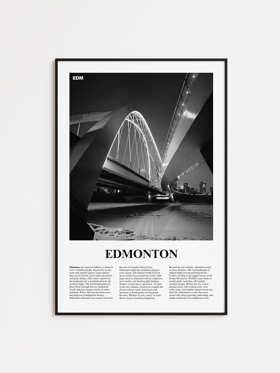 Edmonton 01 Newspaper Poster product image (11)