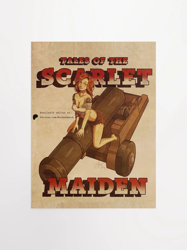 Tales of the Scarlet Maiden Pinup Poster product image (1)