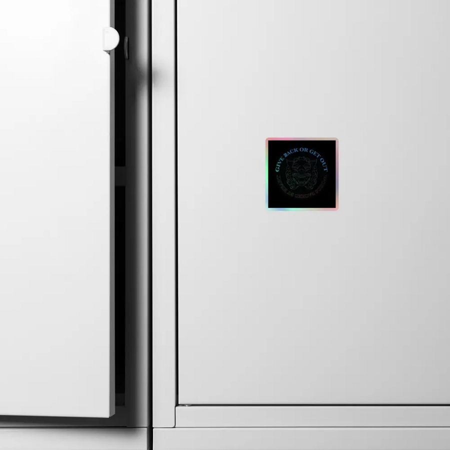 Foo Dog holographic sticker 2 product image (4)