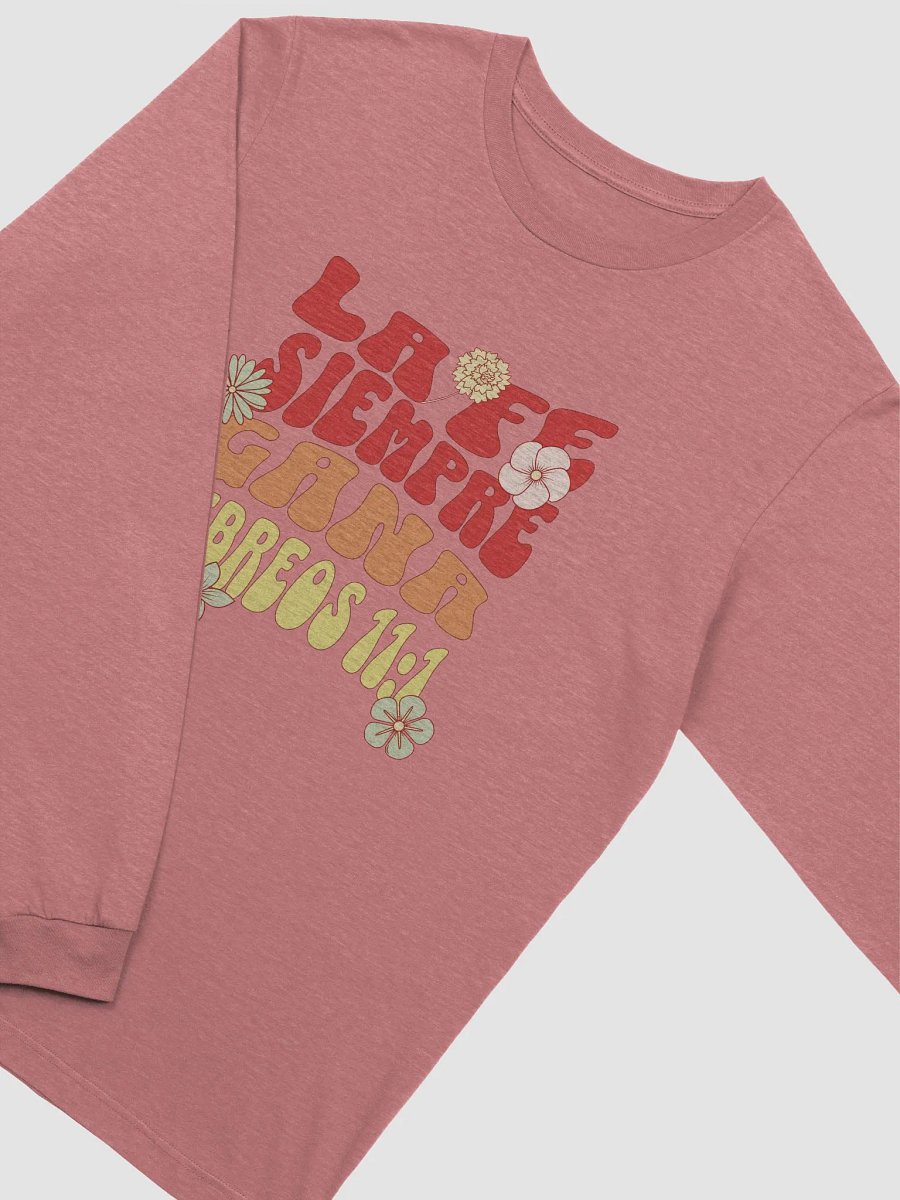 Retro Floral Faith Long Sleeve Tee product image (15)