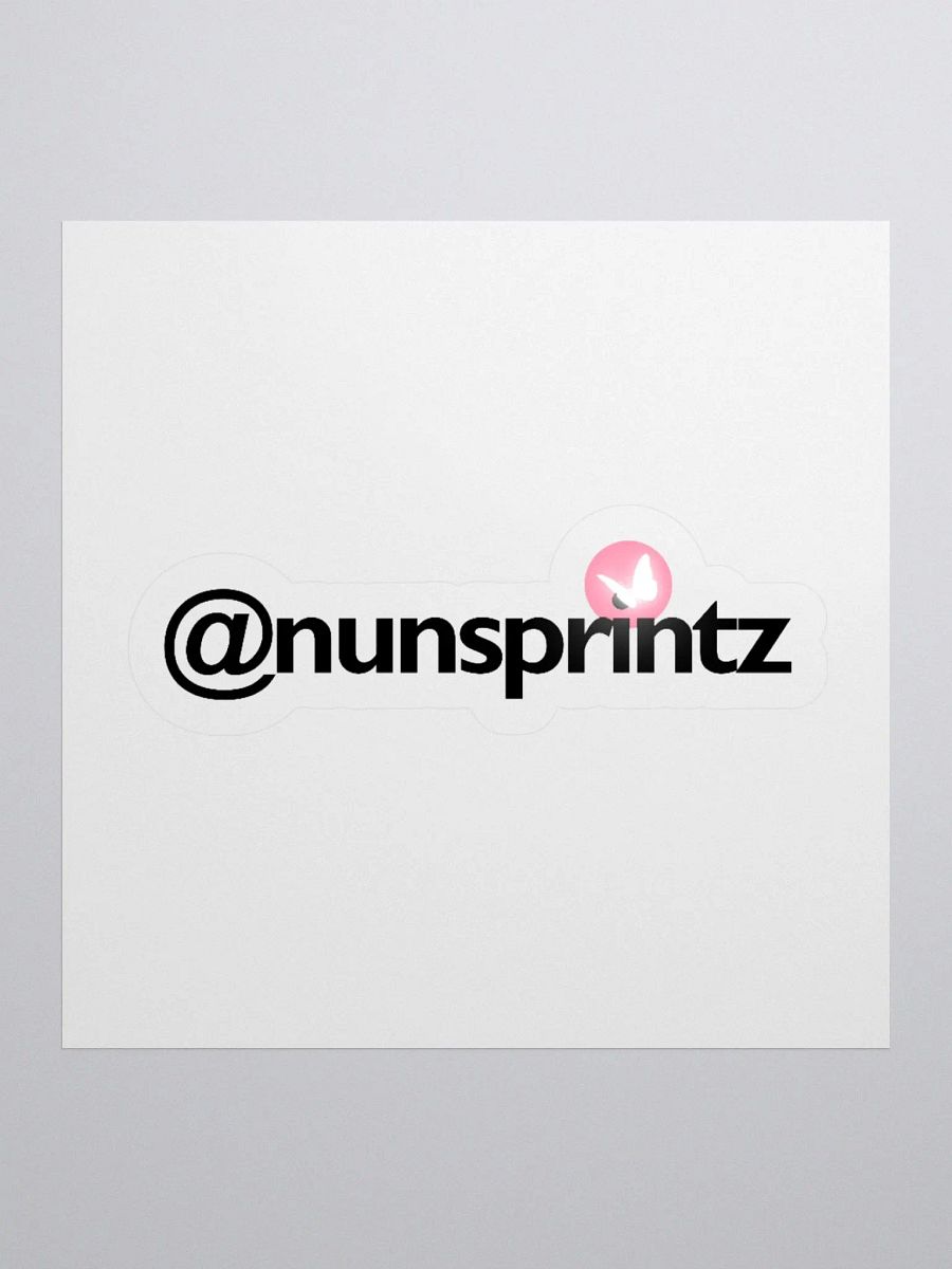 KissCut @nunsprintz Logotype Sticker product image (1)