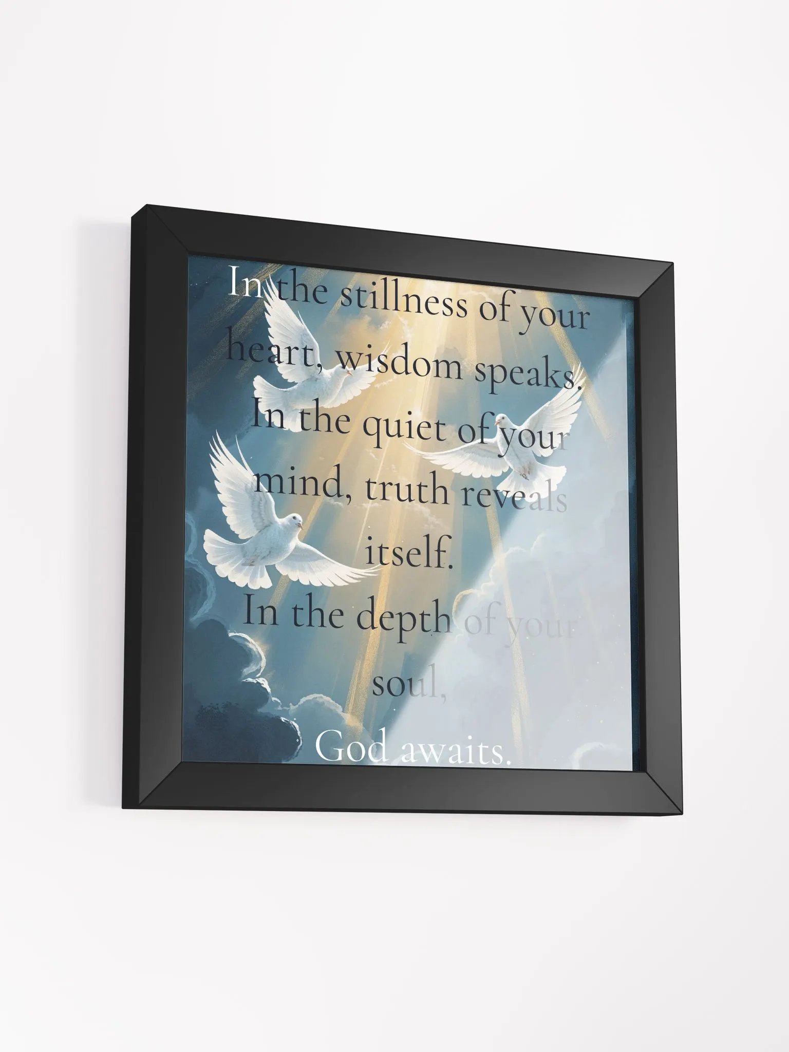 Divine Stillness Framed Art product image (5)