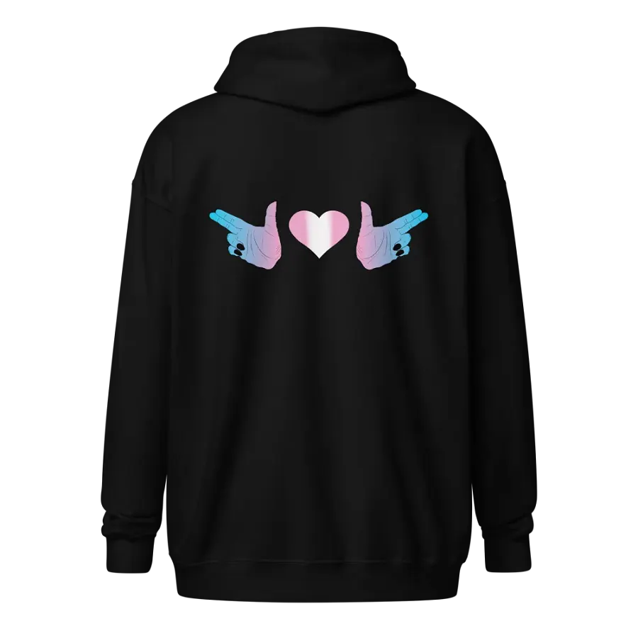 Finger Guns (trans flag) Hoodie product image (1)