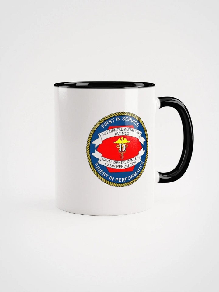 1st Dental Battalion: White Exterior/Black Interior product image (1)