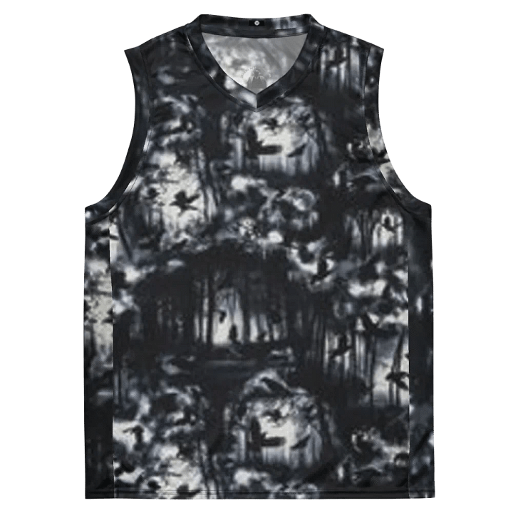 Dark forest Basketball Jersey product image (1)
