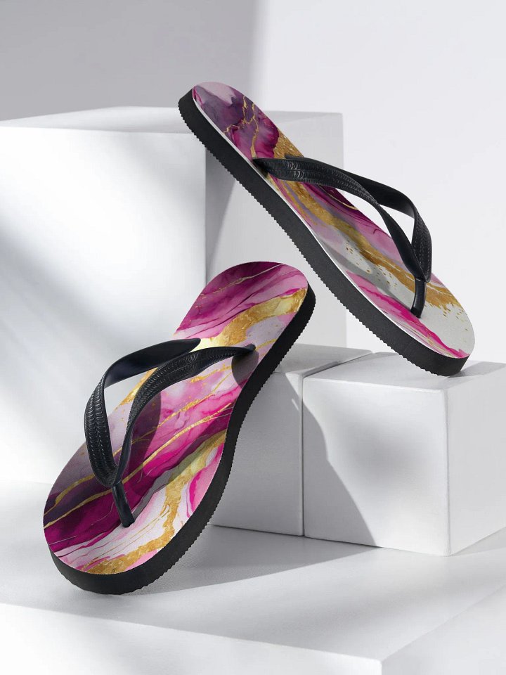 Marbled Bliss Flip-Flops product image (2)