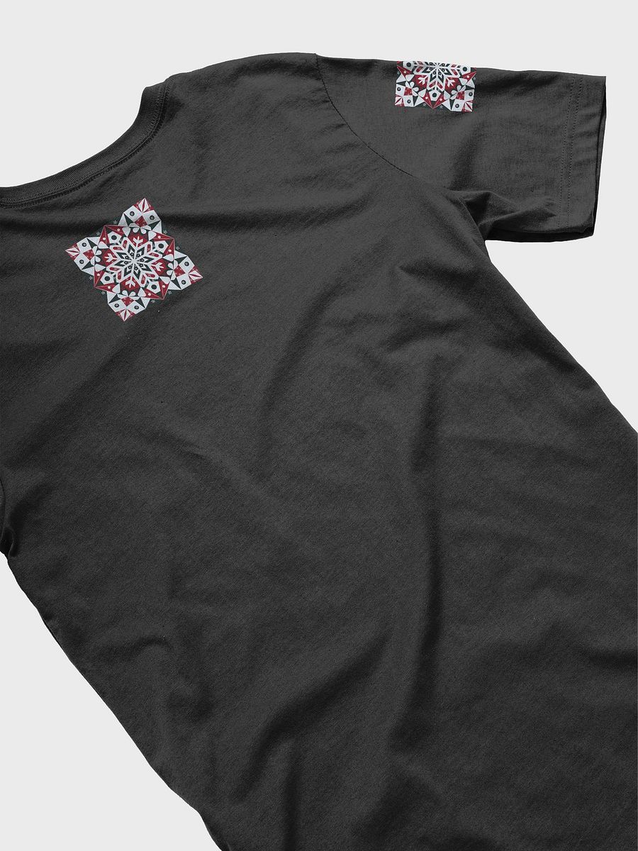 Geometric Snowflake Symmetry T-Shirt product image (4)