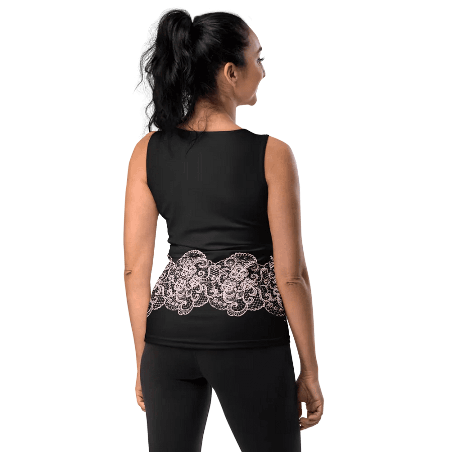 Lace Pink Premium Sleeveless T-Shirt product image (9)