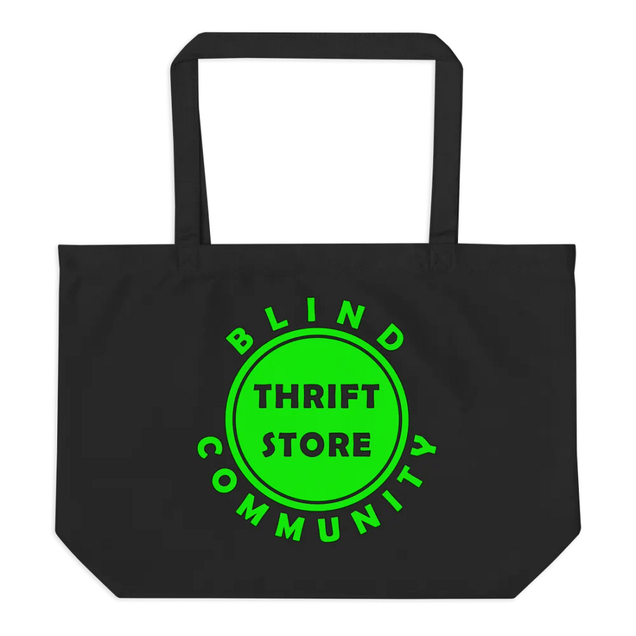 Tote Bag with Green Logo product image (2)