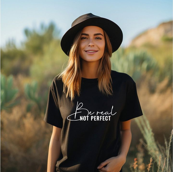Be Real Not Perfect Tshirt product image (2)