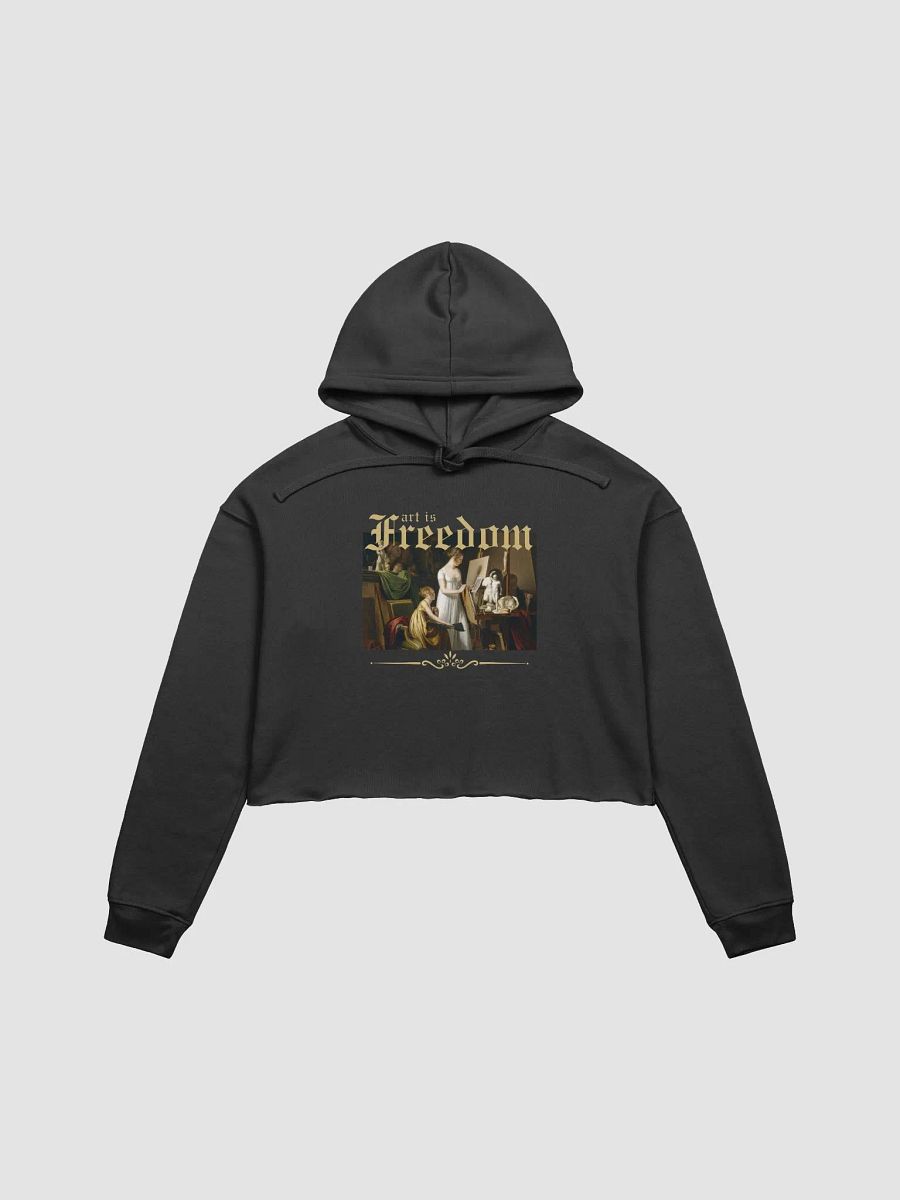 Art Is Freedom cropped hoodie product image (1)