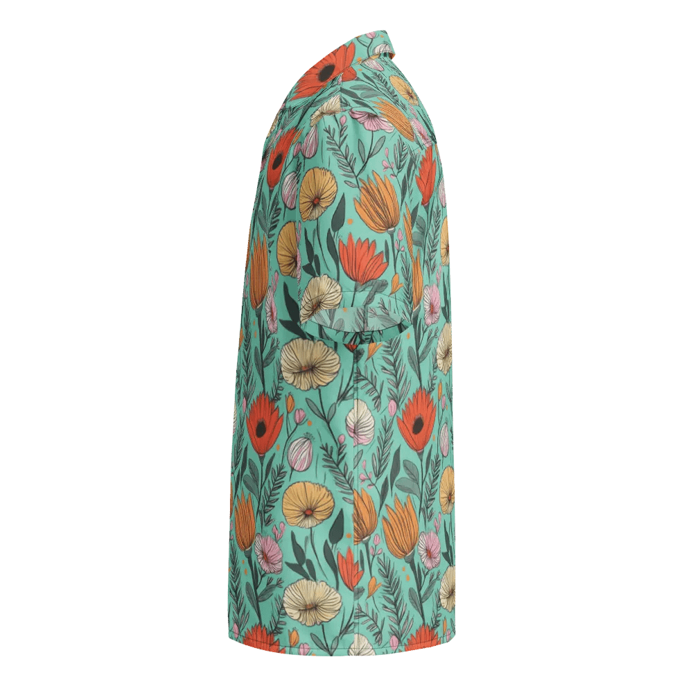 Modern Floral Pattern-Seamless Graphic Design Hawaiin Shirt product image (3)