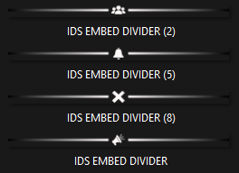 Misty Embed Divider Bars product image (1)