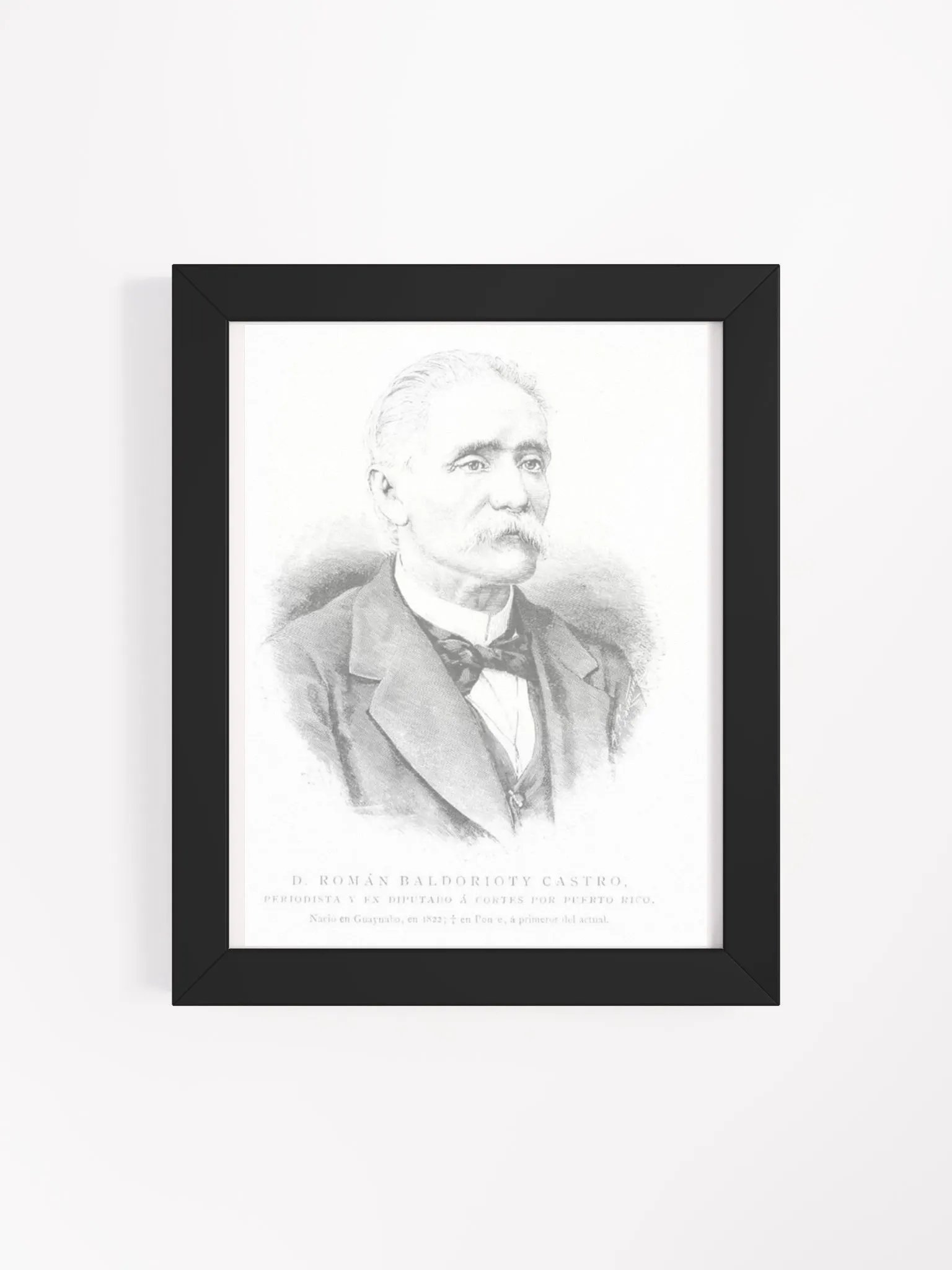 Cuadro - D. Román Baldorioty De Castro: Diputado Provincia de Puerto Rico product image (4)