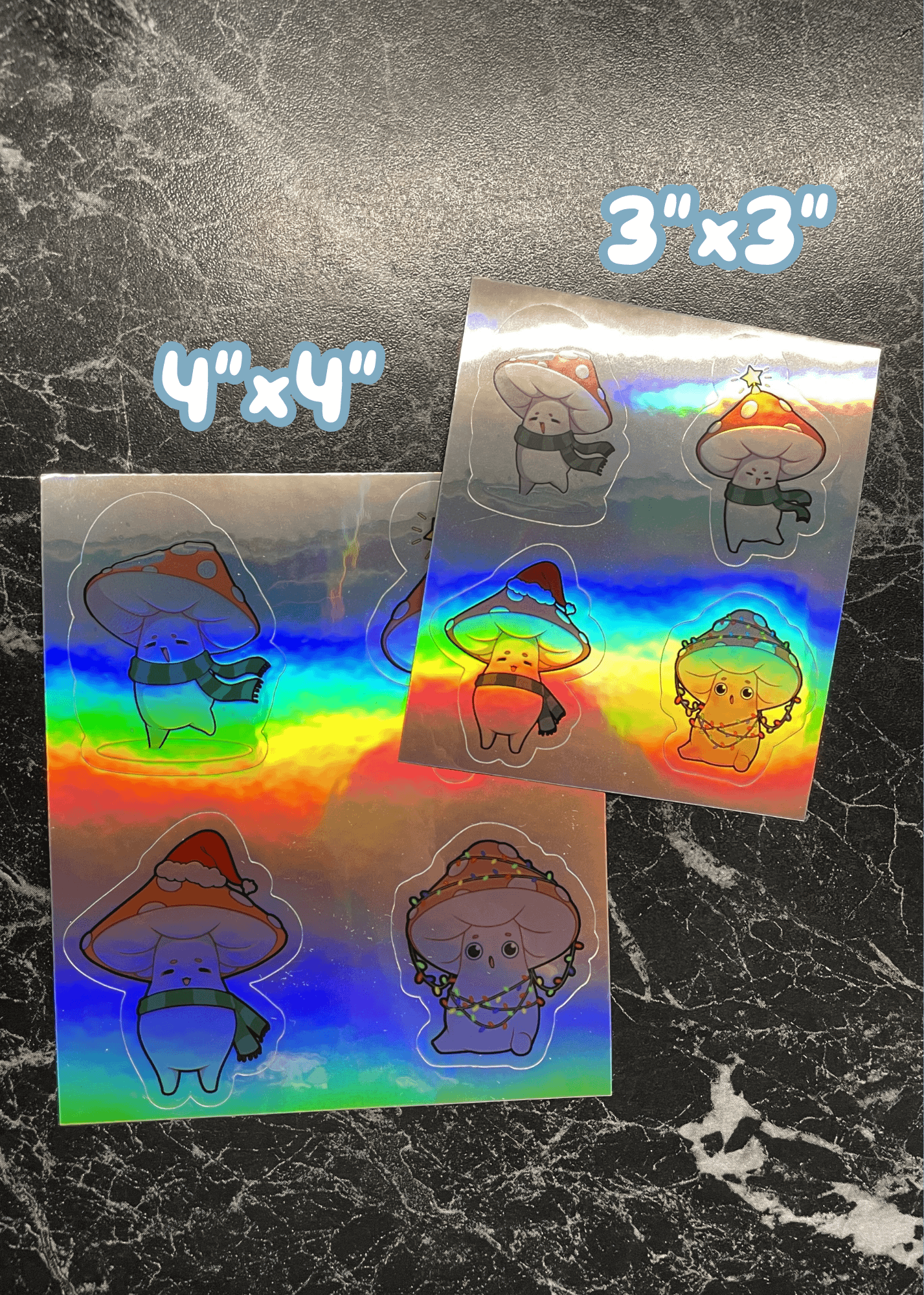 Holographic Grugmas Sticker Pack ❄️ product image (2)
