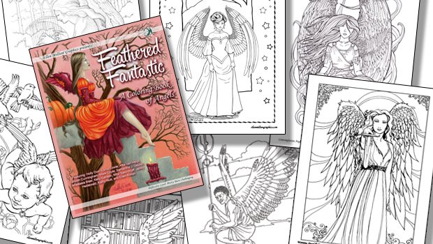 Dragons, Unicorns, and Angels - Coloring Books product image (6)