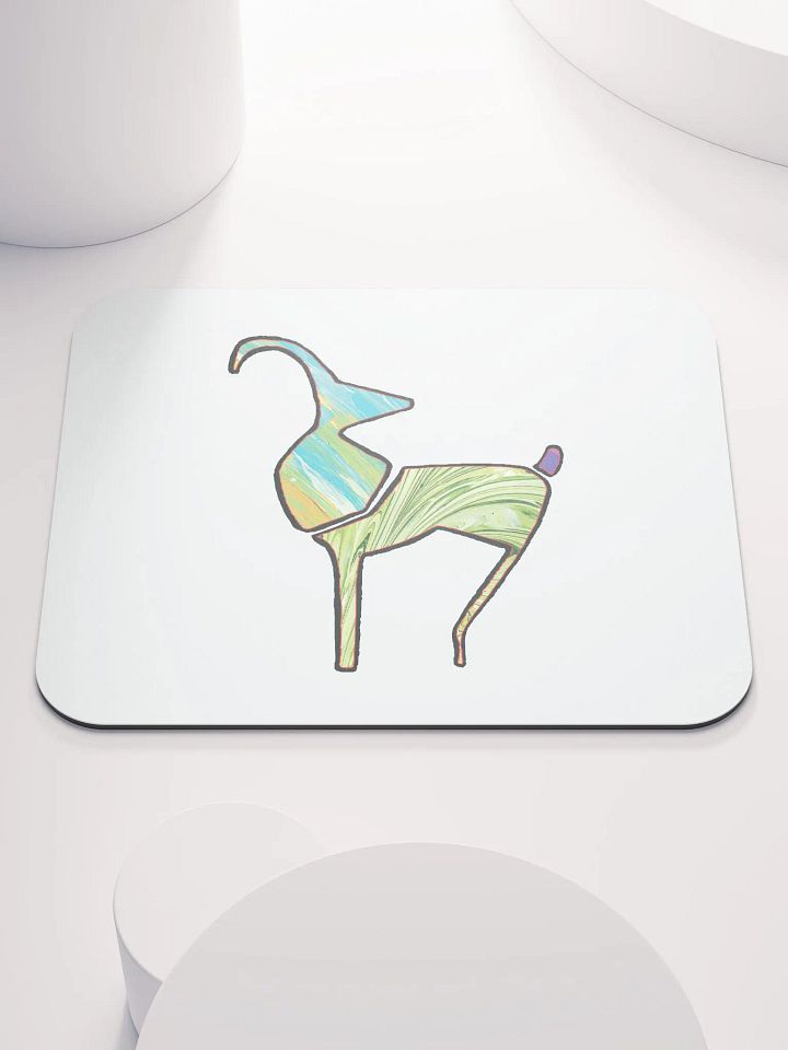 African Art Colorful Animal Work of Art Mouse Pad product image (1)