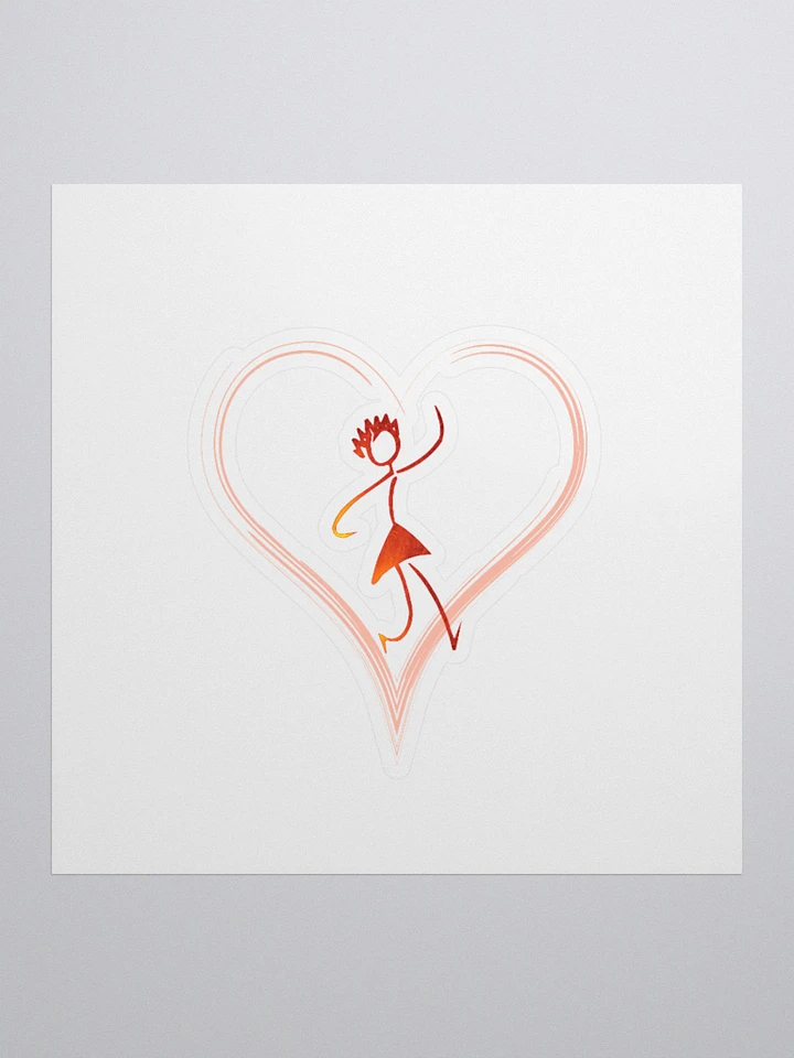 Heartfelt Dancer Kiss Cut Stickers product image (2)