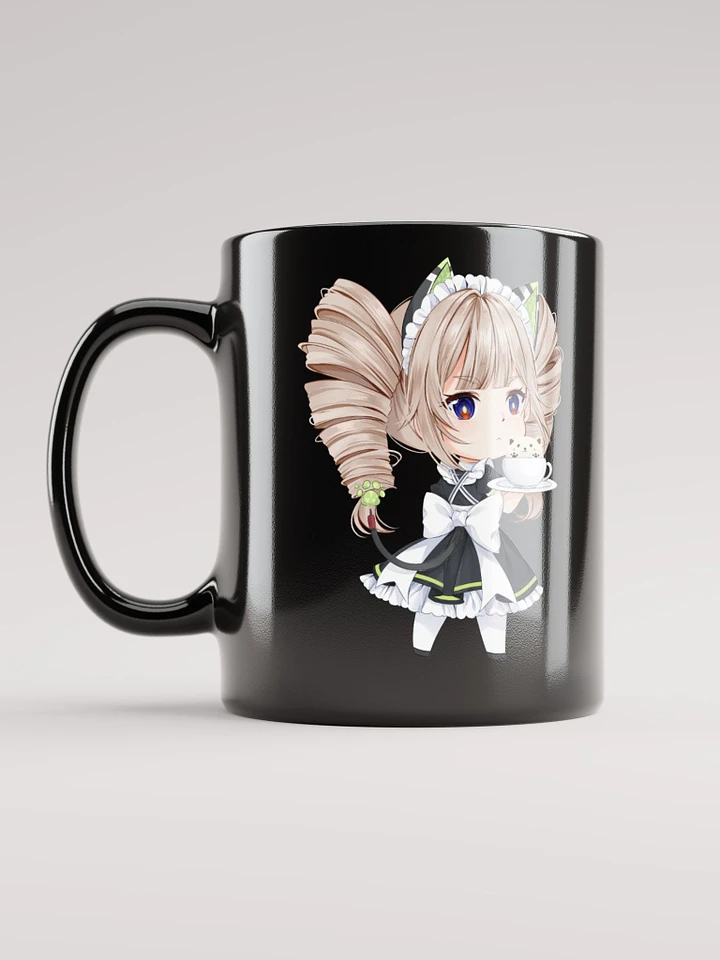 Black Glossy Mug - Shiro Maid (Tower of Fantasy) product image (1)