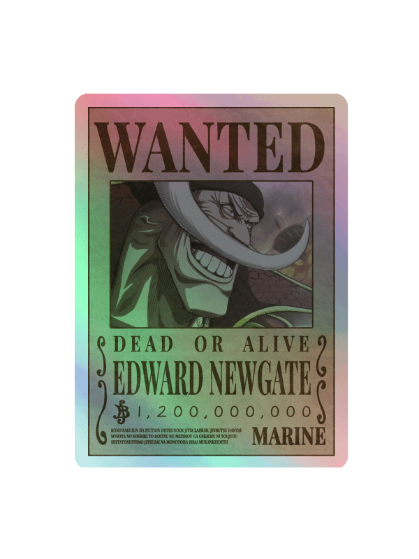 Edward Newgate Holographic Sticker Sheet product image (4)