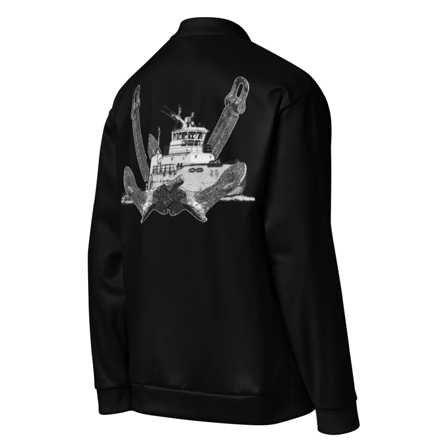 Twin Anchor Titan tug Black Bomber Jacket product image (4)