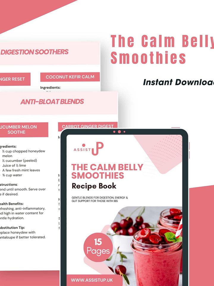Calm Belly Smoothie Recipe Book – IBS-Friendly product image (2)