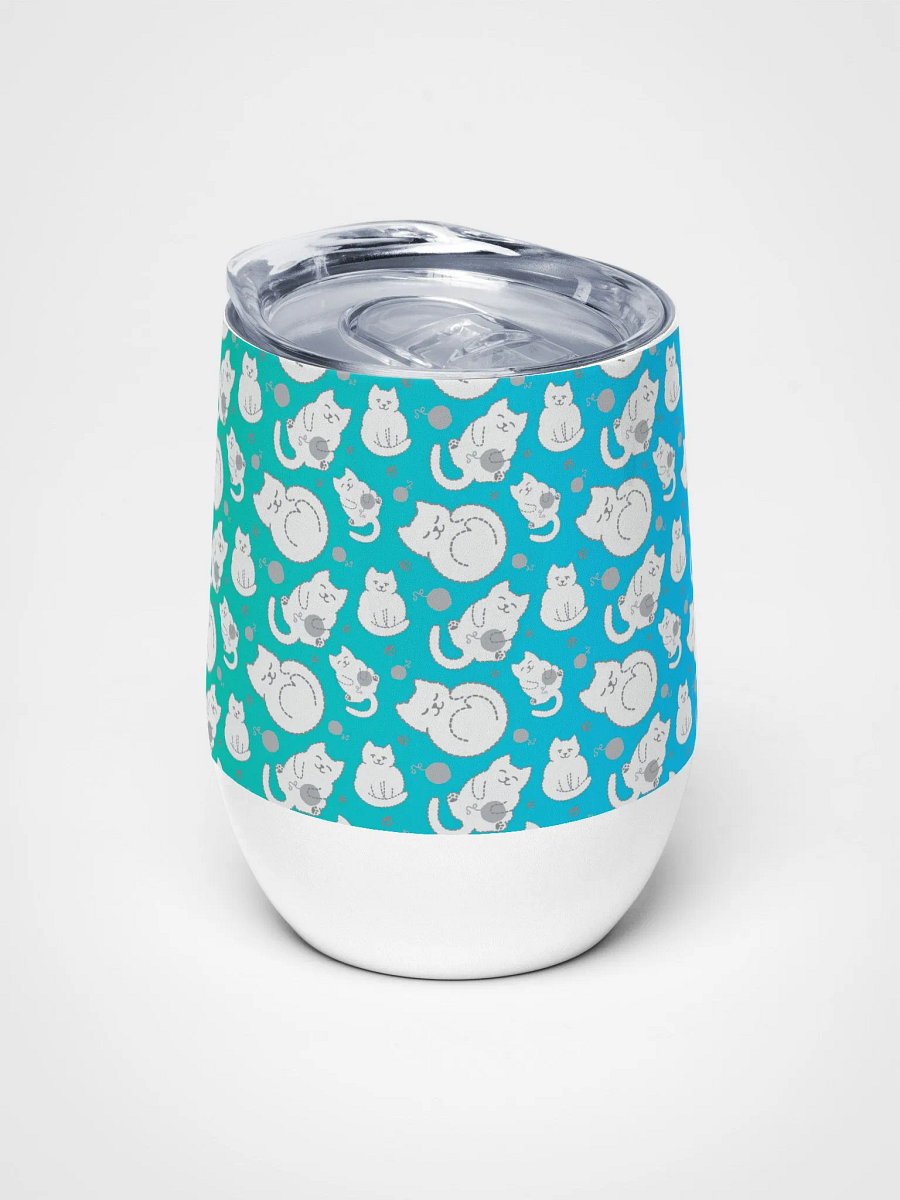 KITTY goes HERE! • wine tumbler by Allcolor product image (5)