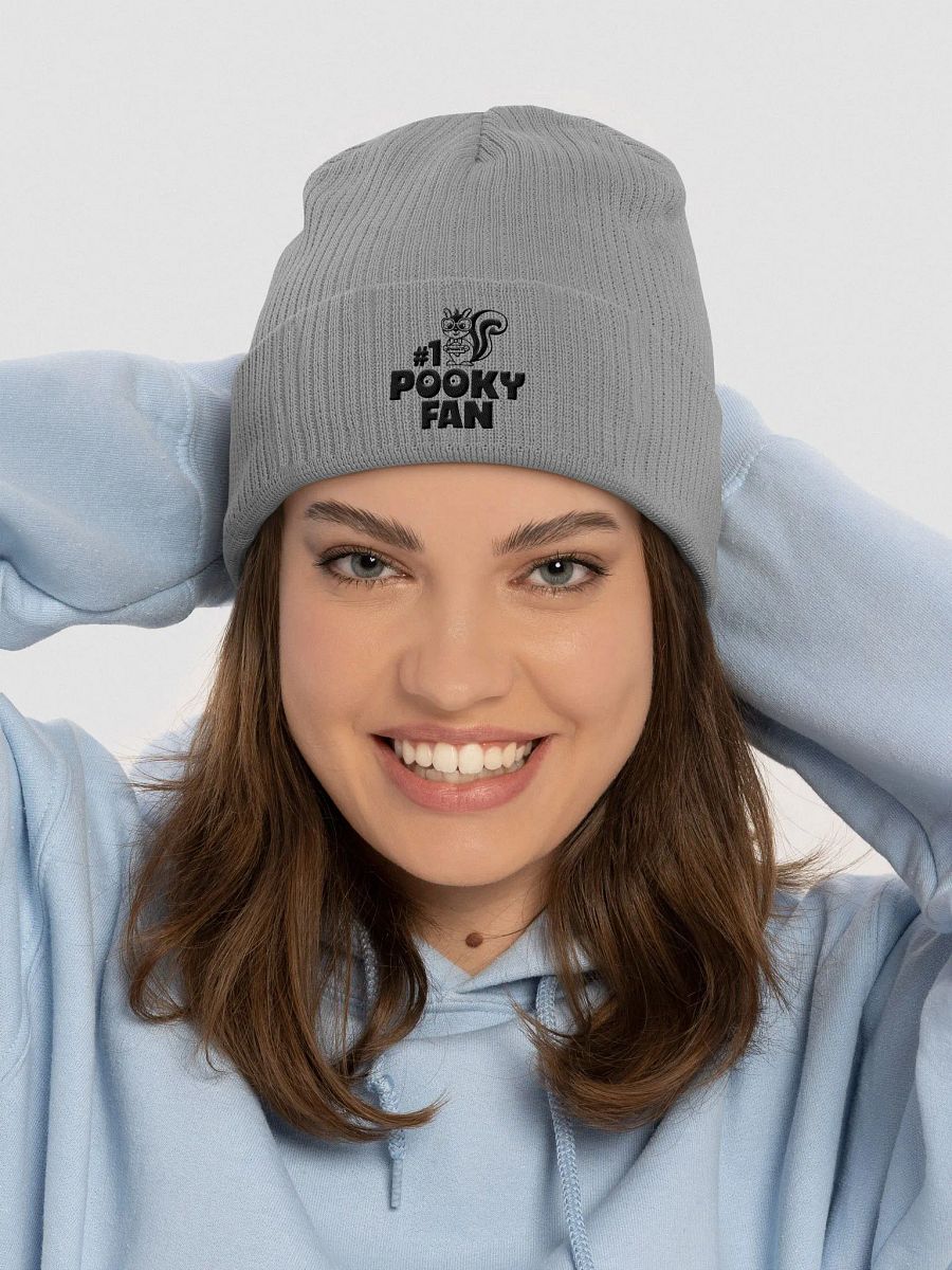 Organic Cotton Embroidered Beanie: Pooky Fan product image (6)