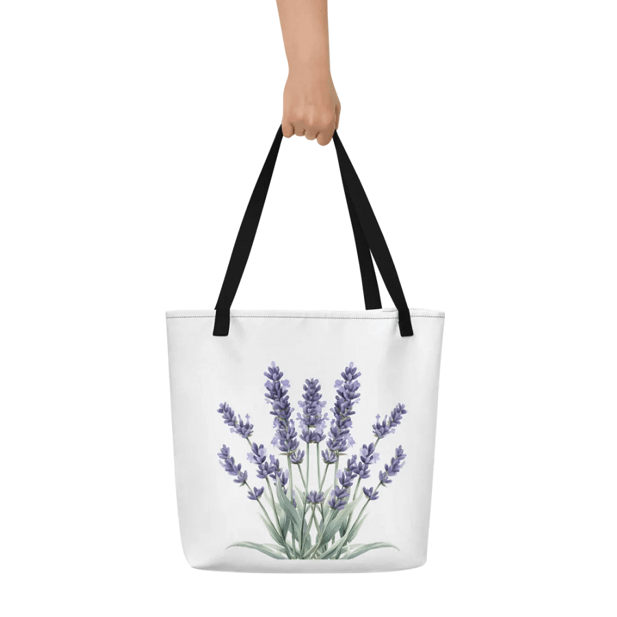 Lavender Fields All-Over Tote product image (6)