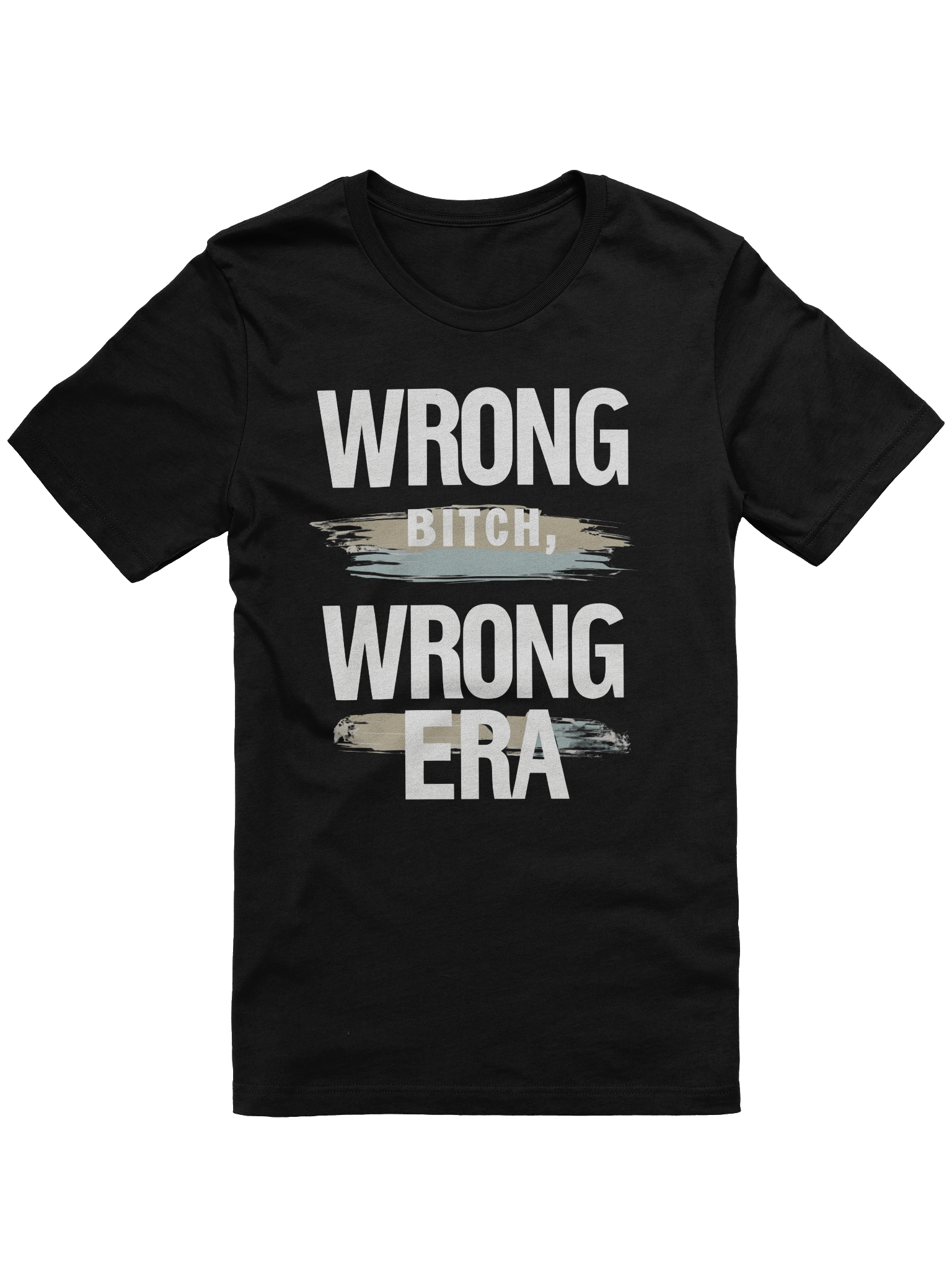 Wrong Bitch Retro Brushstroke Tee product image (1)