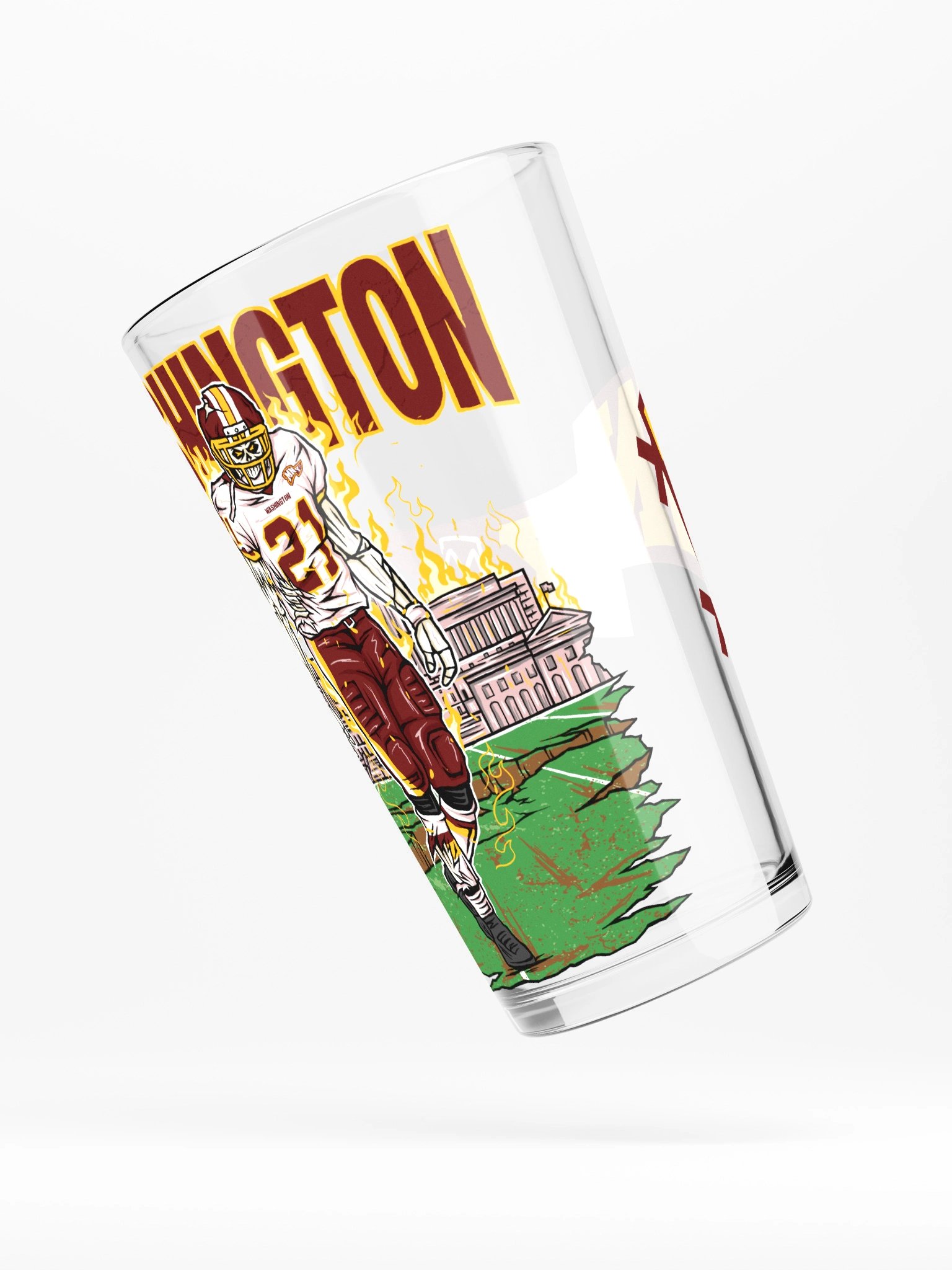 Washington D.C., Welcome to Football Pint Glass product image (5)
