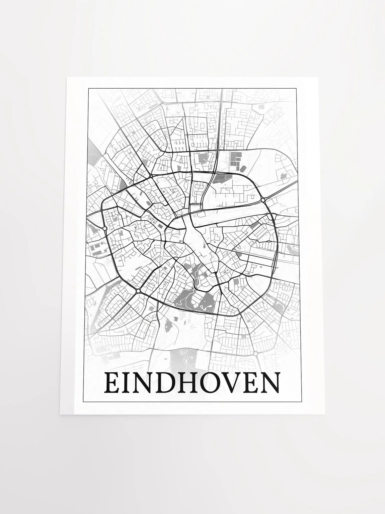 Eindhoven, Netherlands, city map print product image (16)