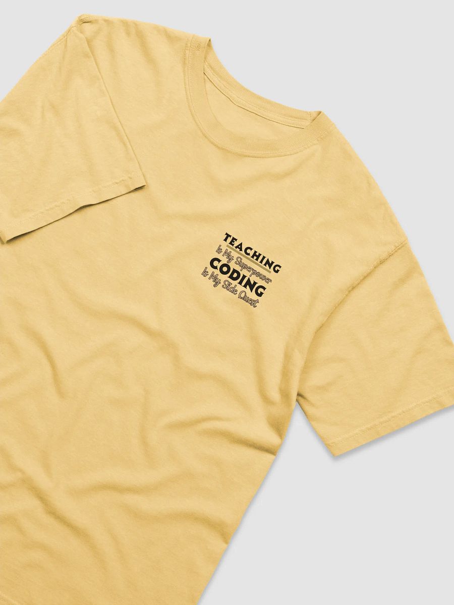 Teaching is My Superpower, Coding is My Side Quest Form Comfort Colors T-shirt product image (14)