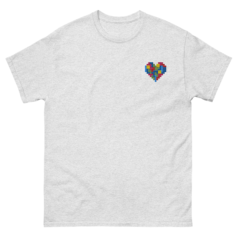 Embroidered Tetris Heart T-Shirt product image (3)