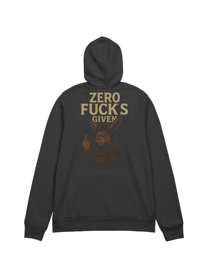 ZERO FUCKS GIVEN LAZY HOODIE product image (4)