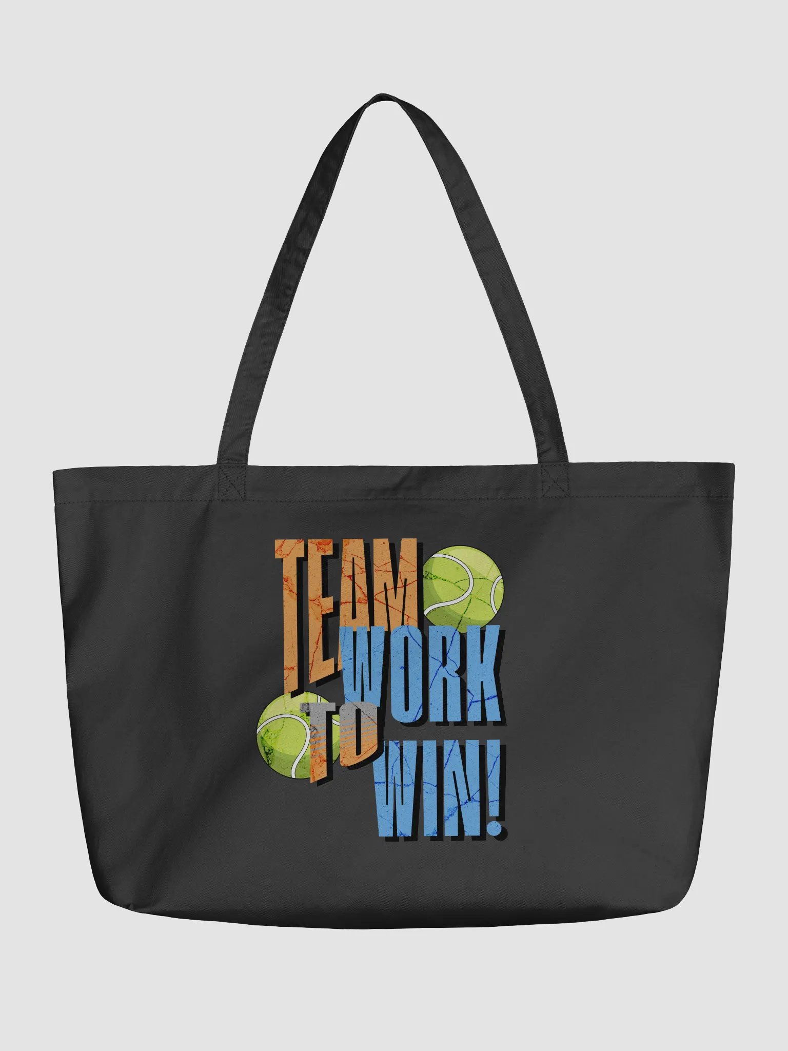 Team Work to Win Tennis Eco-Friendly Tote Bag product image (2)